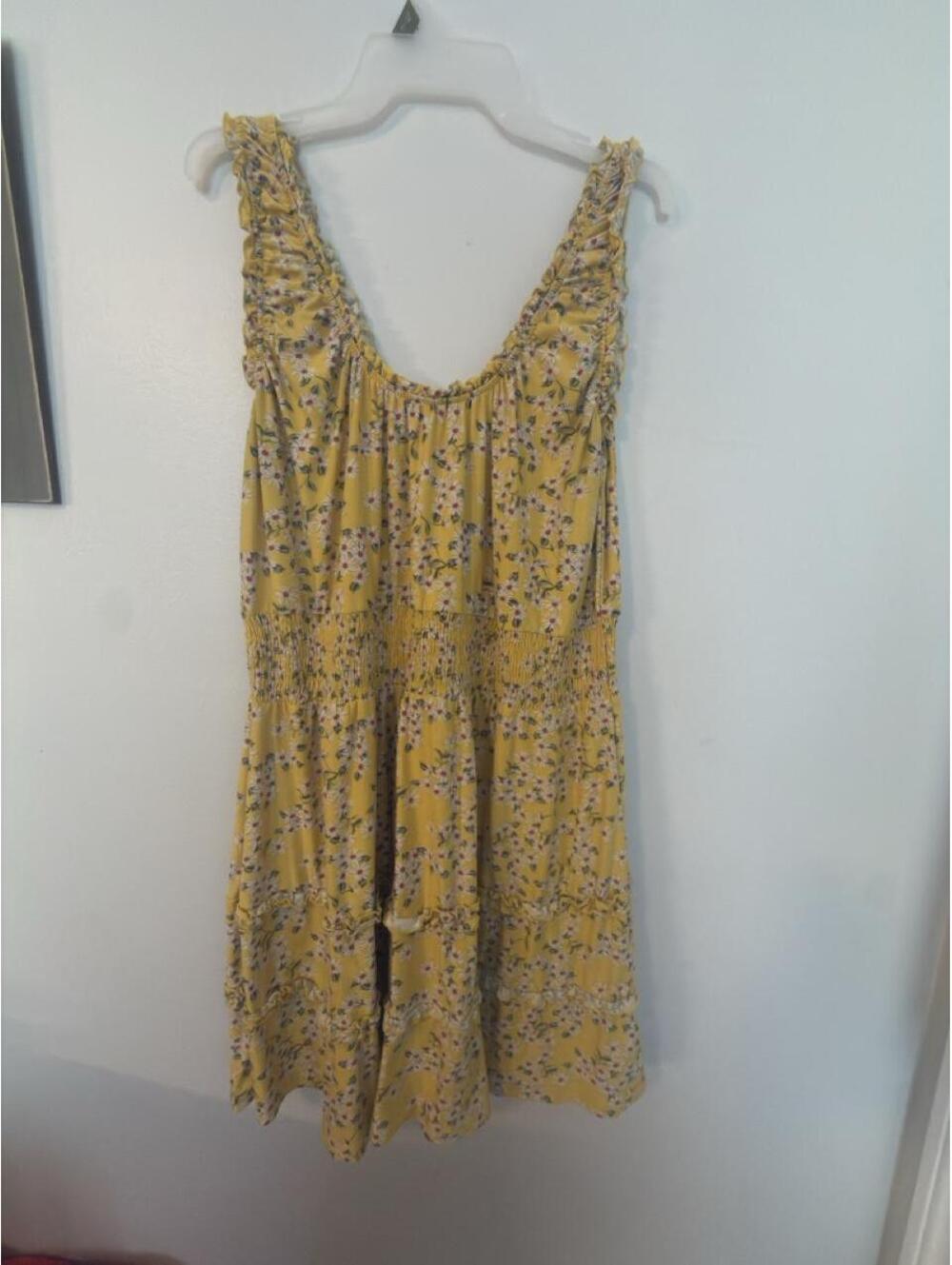 No Boundaries Women's Yellow Dress